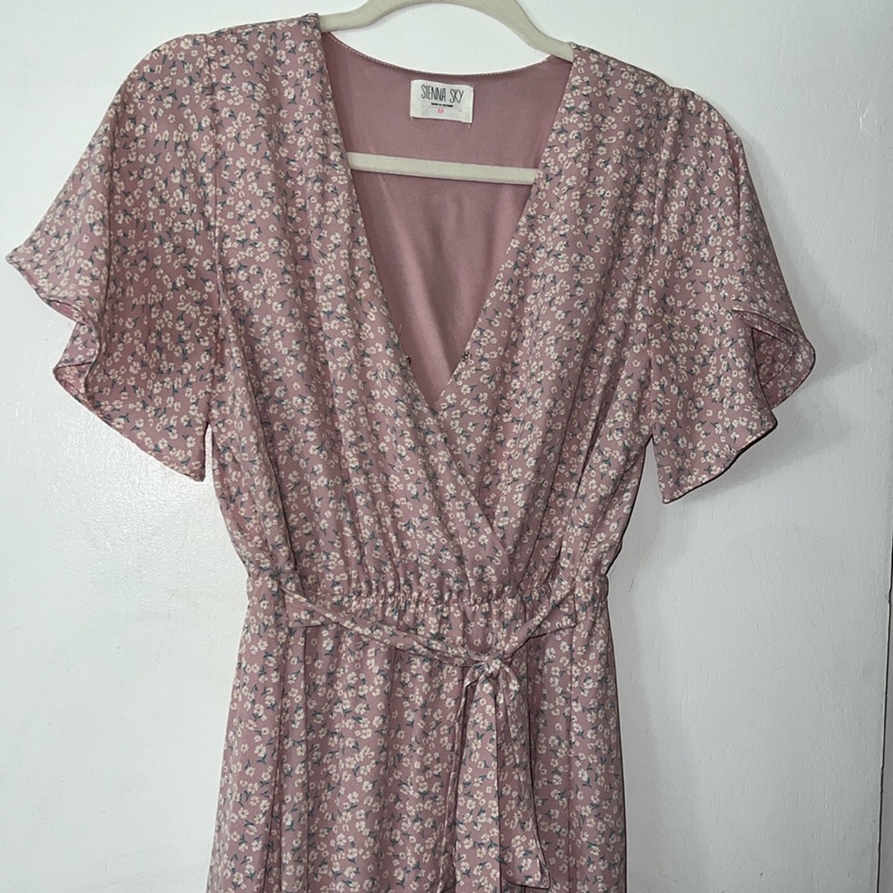 Purple Floral Dress